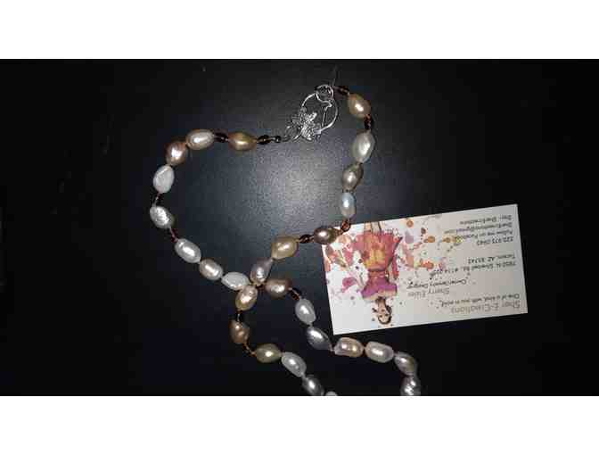 Hand-made Freshwater Pearl Necklace by Sher E-Creations