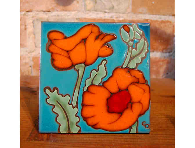 Desert Flora Coasters/Trivets: Set of 3 (6"x6") by Carly Quinn - Photo 1