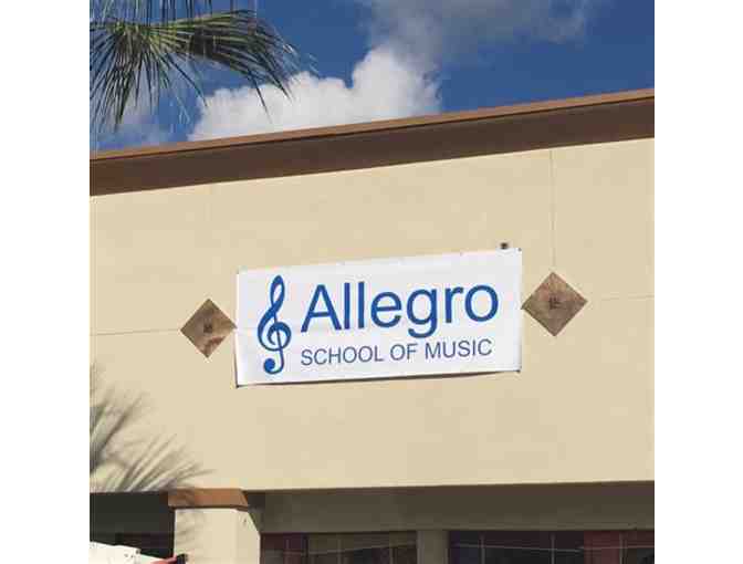 Allegro School of Music: Certificate for A Trial Lesson (#1)