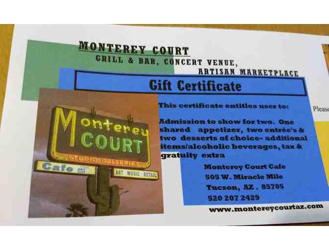 Baracutanga at Monterey Court:  (2) Ticket /Dinner Package (#1) - December 7, 2018