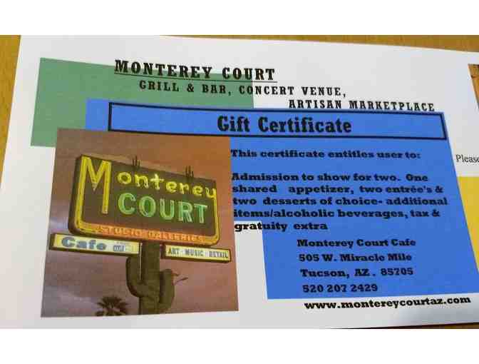 Baracutanga at Monterey Court:  (2) Ticket /Dinner Package (#5) - December 7, 2018