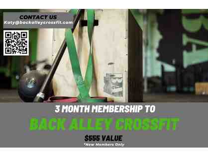 CROSSFIT MEMBERSHIP | 3 MONTH | BACK ALLEY FITNESS