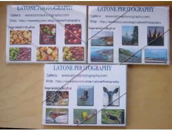 Three Photographic Gift Card Sets