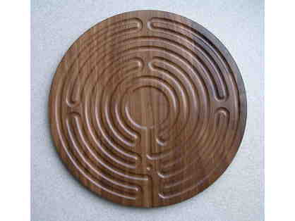Beautiful 15" Wooden Finger Labyrinth