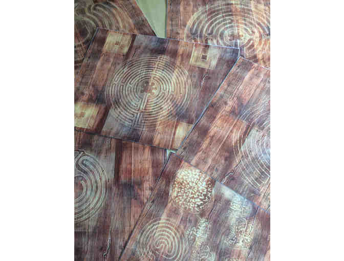 Labyrinth Laminated Placemats - Set of 6