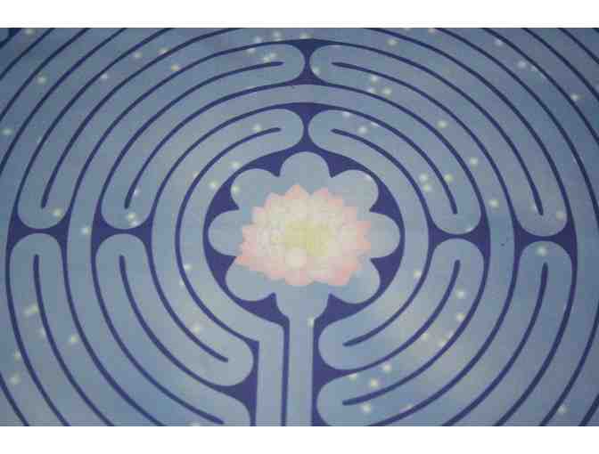 Lotus Labyrinth Altar Cloth