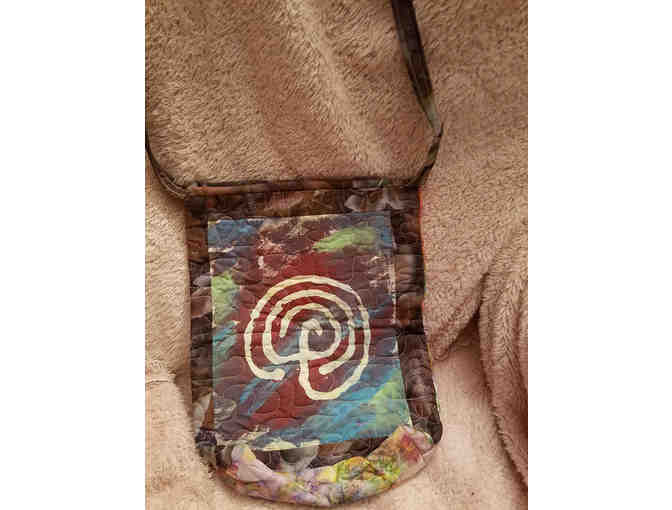 Fiber Art Quilted Labyrinth Bag