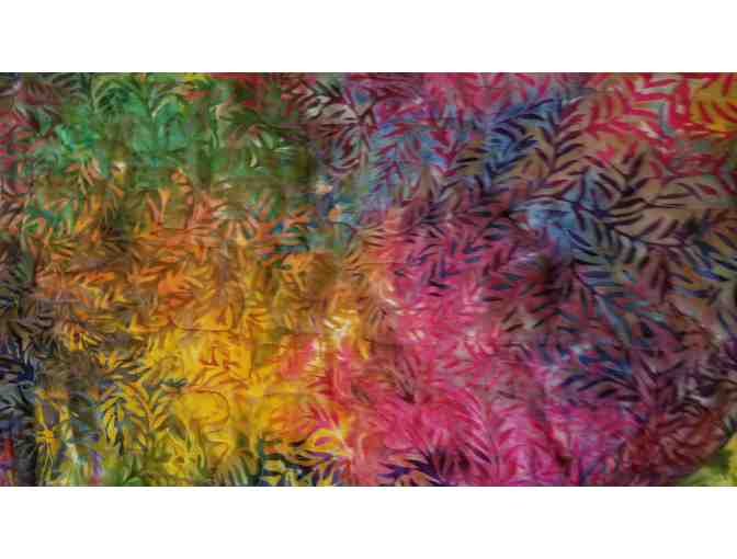 Hand Crafted Faux Batik Design Bag