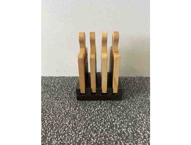 4 Wooden Custom Coasters - Photo 3