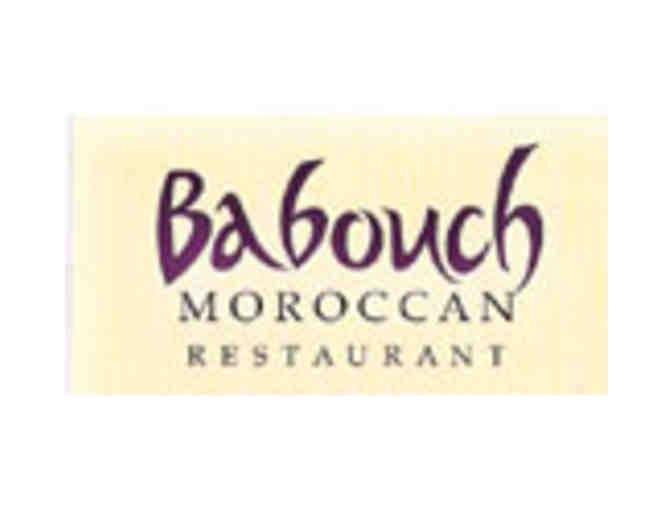 $40 Gift Certificate to Babouch Moroccan Restaurant