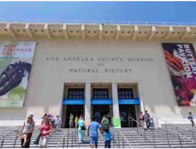 4 tickets to the Natural History Museum of Los Angeles