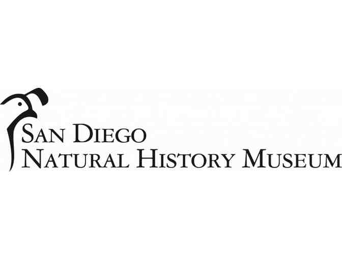 4 admission passes to the San Diego Natural History Museum
