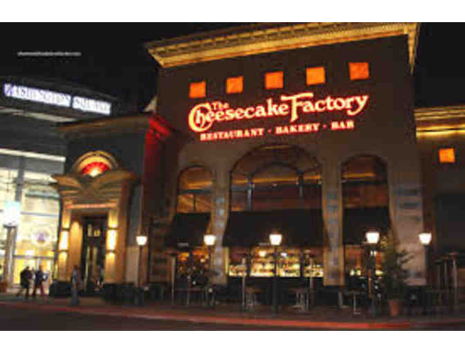 $100 Gift Certificate to the Cheesecake Factory