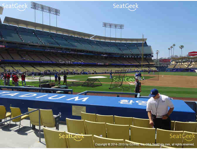 2 Lexus Dugout Club Tickets and 1 Parking Pass for Dodgers v. Padres 9/25 - Photo 2
