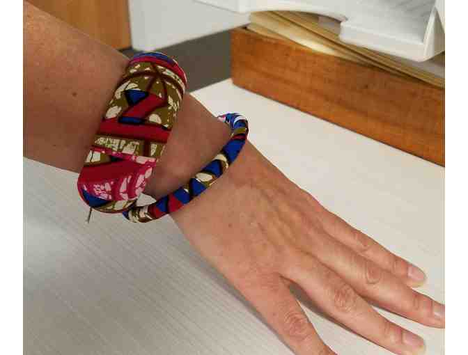 African Fabric Bracelets - Photo 1