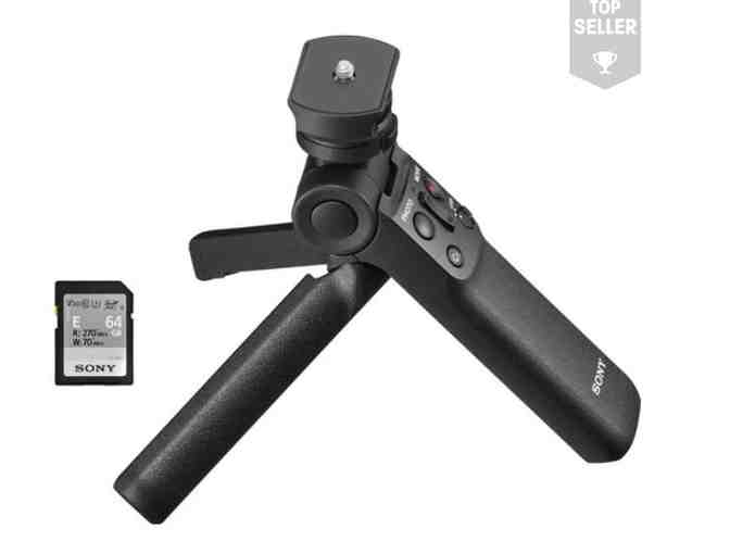 Sony ZV-1 Camera With Sony Vlogger Acc Kit Bluetooth Grip/ Tripod/ 64GB