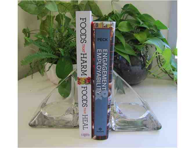 Book End/Candle Holder Set