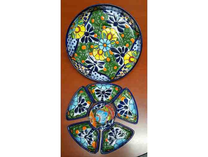 Fiesta 7 pies Condiment Tray Set