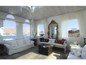 8 nights for two people in a Kivotos Celebrity Suite on Mykonos plus a 2 day cruise