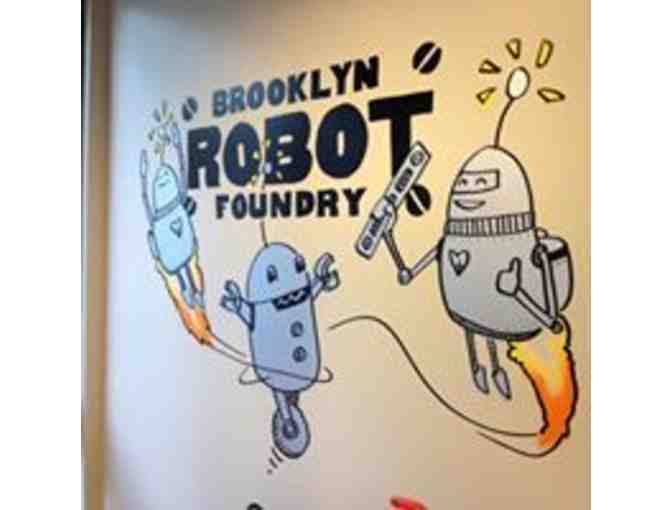 Build Robots with your child at Brooklyn Robot Foundry