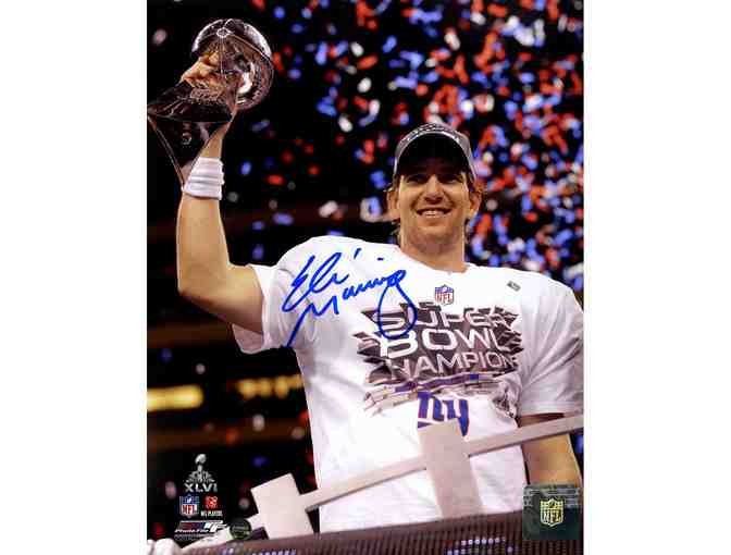 Eli Manning NY Giants autographed Super Bowl Photo