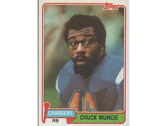 Chuck Muncie Autographed Football