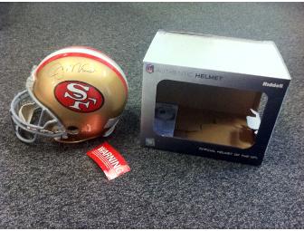 49'ers Helmet - Signed by Joe Montana