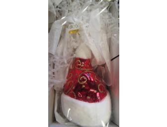 Set of Eight Glass Holiday Ornaments