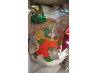 Set of Eight Glass Holiday Ornaments