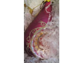 Set of Eight Glass Holiday Ornaments