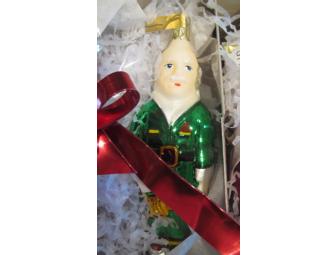 Set of Eight Glass Holiday Ornaments