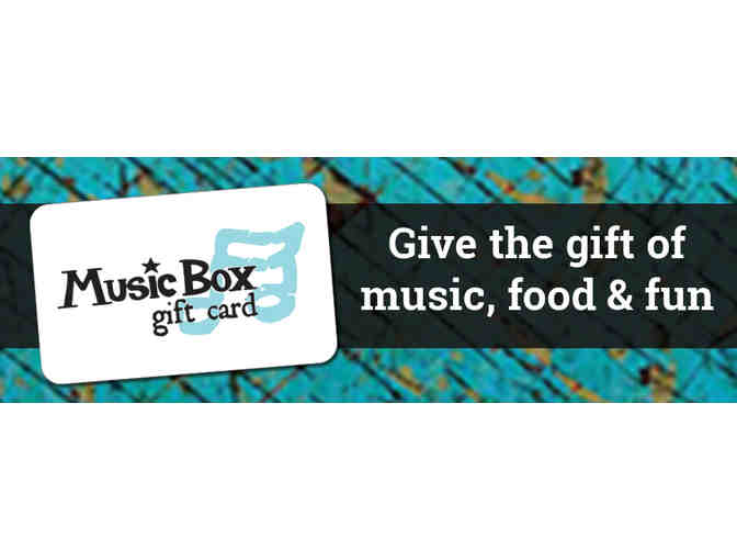 Music Box Supper Club $50 Gift Card