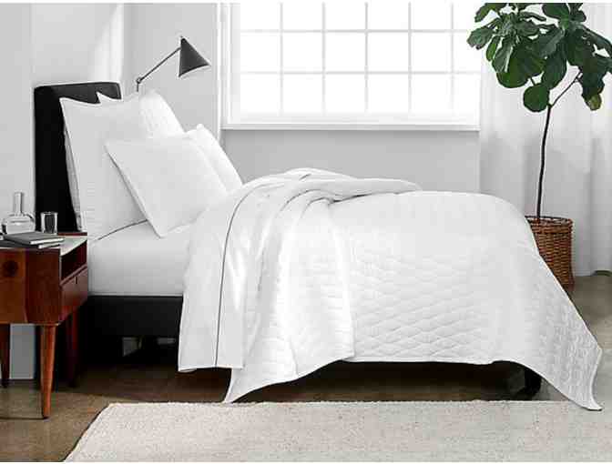 Organic Bedding Set - Full/Queen - White Duvet, Quilt and Shams