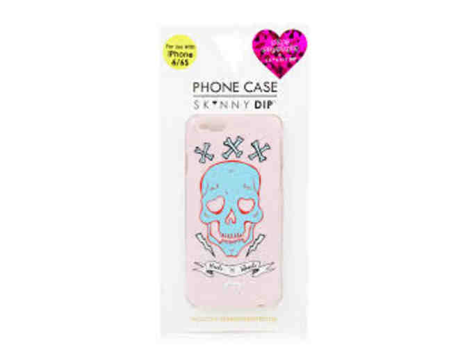 Skinny Dip iPhone 6/6S Pink Skull case (P) - Photo 1