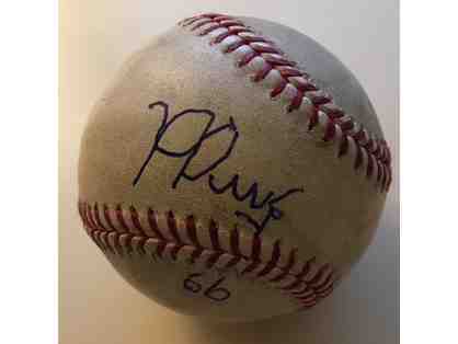 Dodgers Yasiel Puig Autographed Baseball (P)