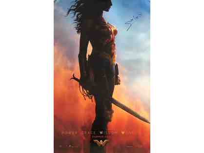 Gal Gadot Autographed Wonder Woman Movie Poster (P)