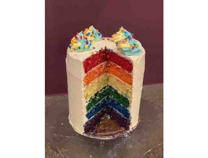 5 Layer, 8 Inch Customized Cake by Sprinkled by Grace, Serves 25; Flamingo, Costa Rica