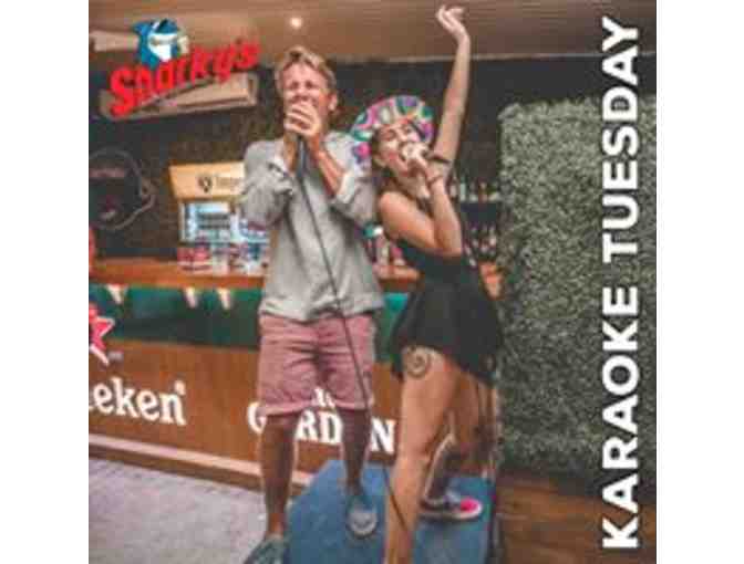 Karaoke 'Til You Drop for Two!  Sharky's Tamarindo; A La Paz Party Event