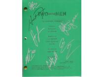 Two and a Half Men Signed Script - Jon Cryer, Ashton Kutcher and More!!