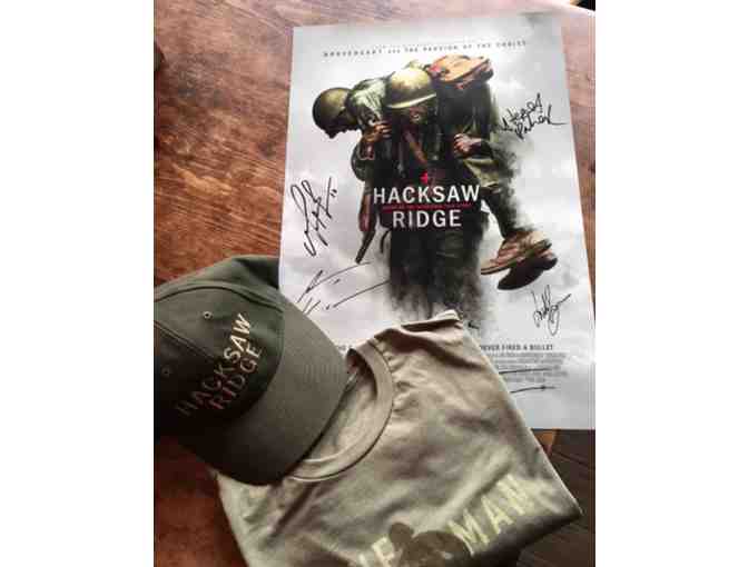 Hacksaw Ridge Signed Poster with Hat and T-Shirt