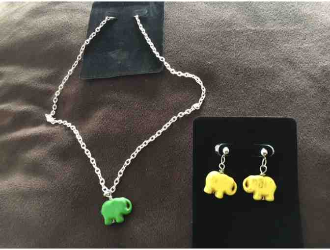 Athleisure Girls Junior Clothing + Elephant Earrings & Necklace!