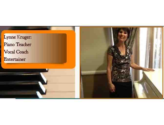 Piano or Voice Lesson with Lynn Kruger (B)