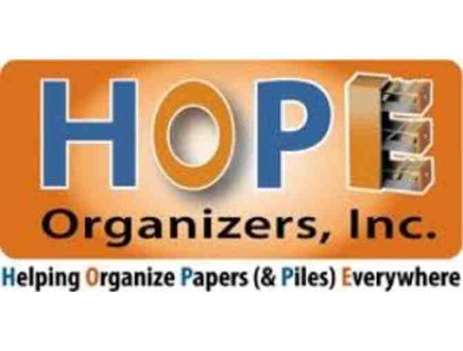 HOPE Organizers, Inc. - 2 Hours of Professional Organizing Services