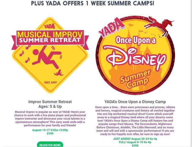YADA Youth Academy of Dramatic Arts - $300 Gift Certificate for ANY Session