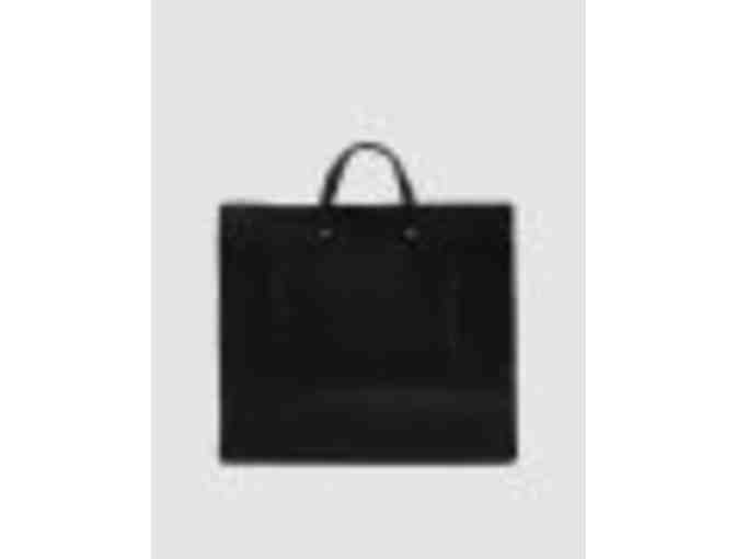 Clare V. Leather Tote Bag in Black