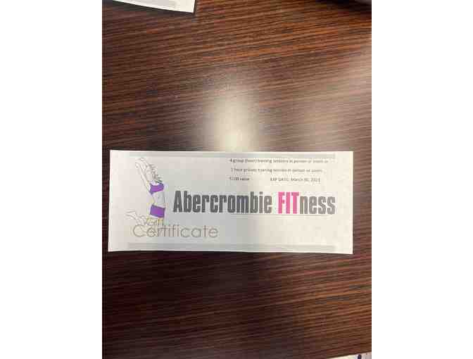 Abercrombie FITness- (4) 1 hour Group Fitness OR (1) 1 Hour Private Training Sessions