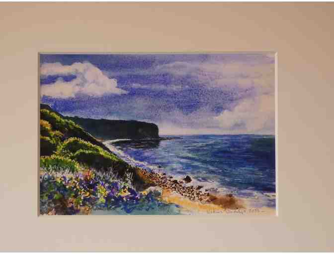 Abalone Cove, Signed Watercolor Print - Photo 1