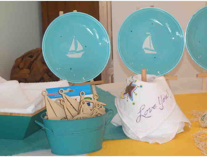 Ocean Themed Baby Shower Table Design