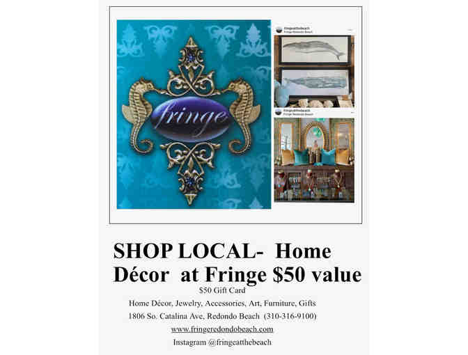 Shop Local Package - Gift Cards to 4 Popular South Bay Home Decor Stores