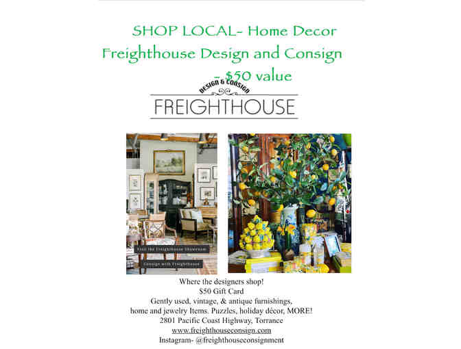Shop Local Package - Gift Cards to 4 Popular South Bay Home Decor Stores